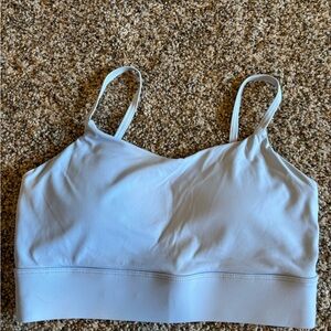 Vie Active Women's Long Sports Bra Dusty Blue